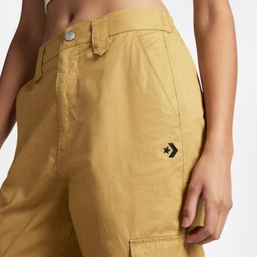  Converse Relaxed Cargo Kadın Hardal Pantolon