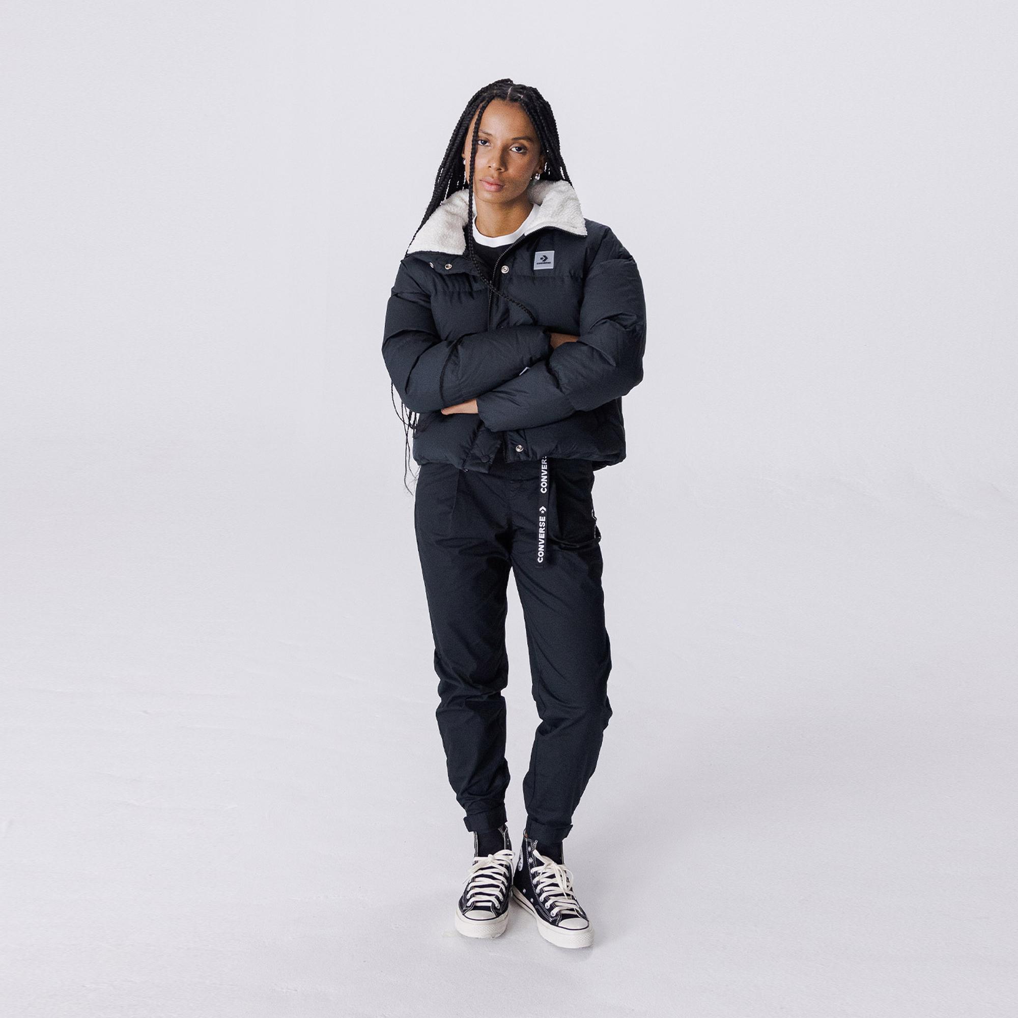 Converse Down Puffer Kadın Siyah Mont