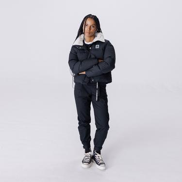  Converse Down Puffer Kadın Siyah Mont