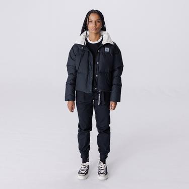  Converse Down Puffer Kadın Siyah Mont