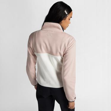  Converse Popover 1/2 Zip Kadın Pembe Sweatshirt