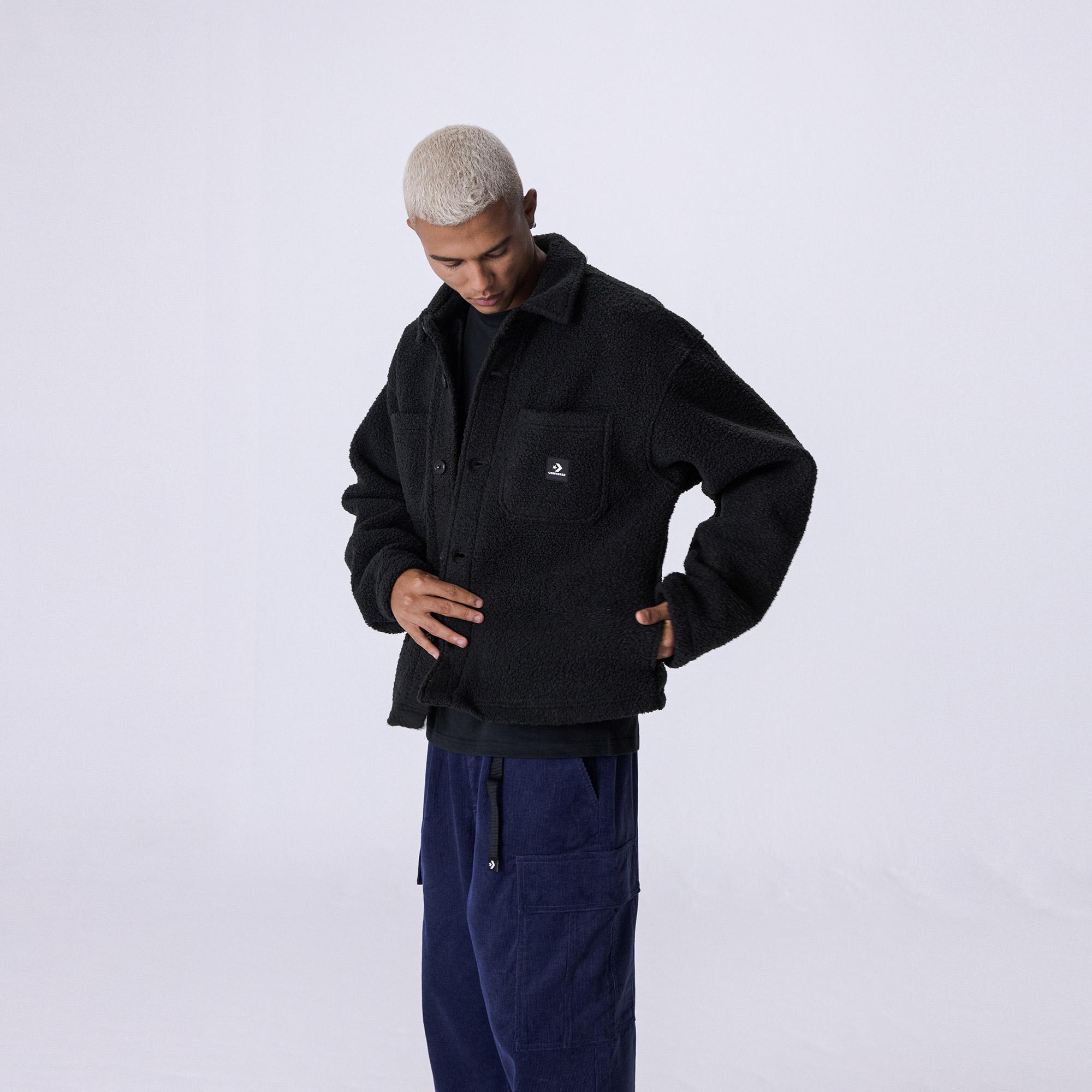 Converse Sherpa Seasonal Erkek Siyah Ceket