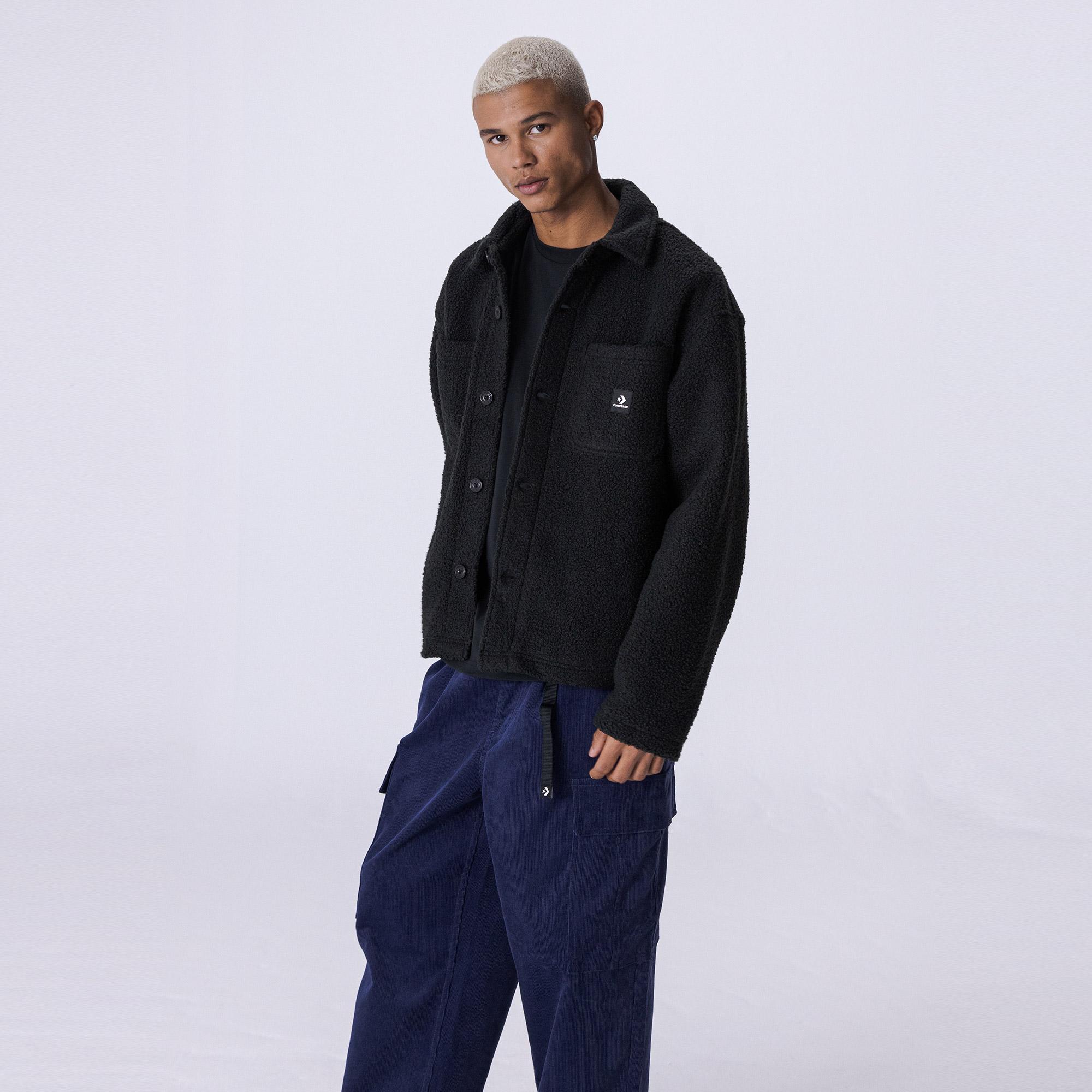 Converse Sherpa Seasonal Erkek Siyah Ceket