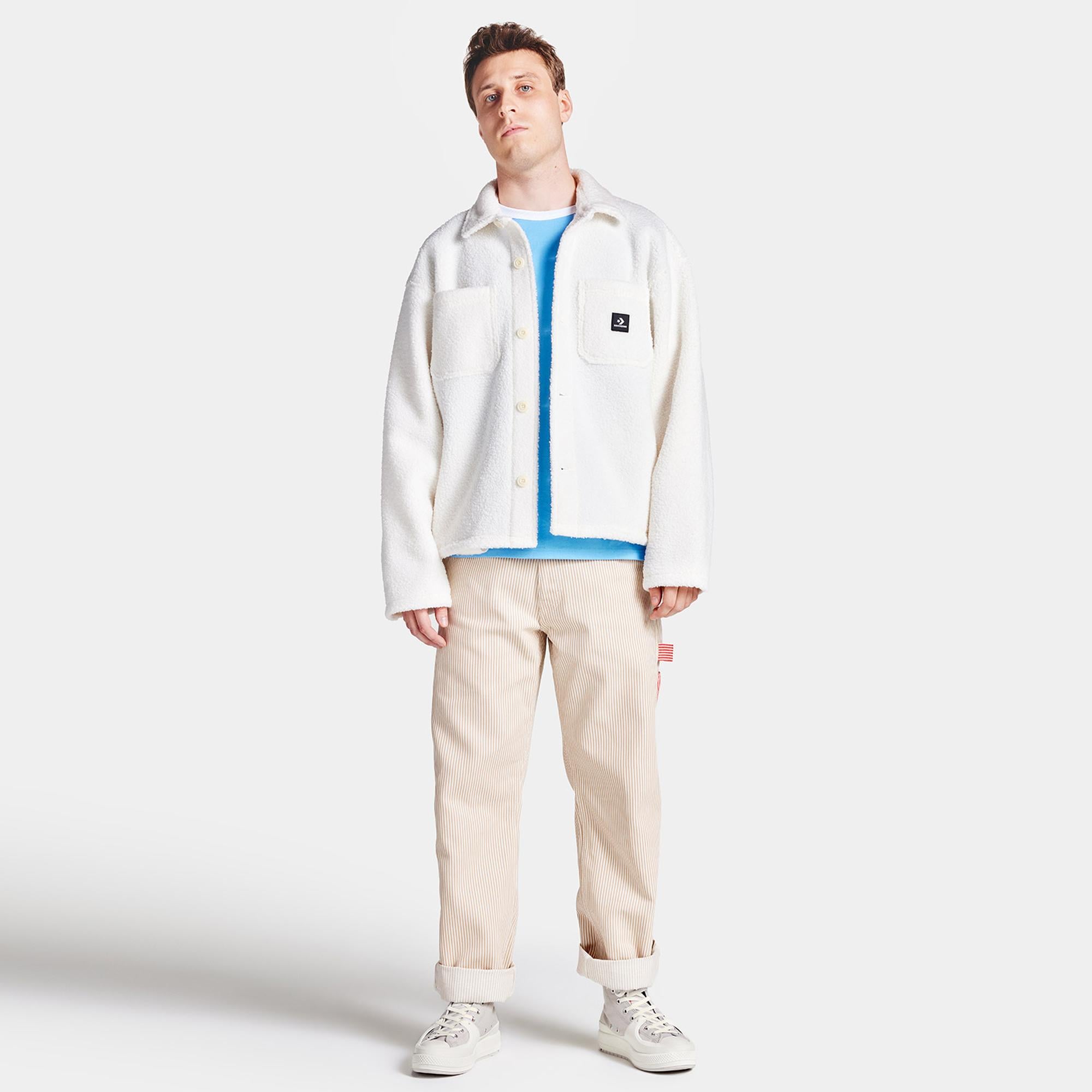 Converse Sherpa Seasonal Erkek Beyaz Ceket
