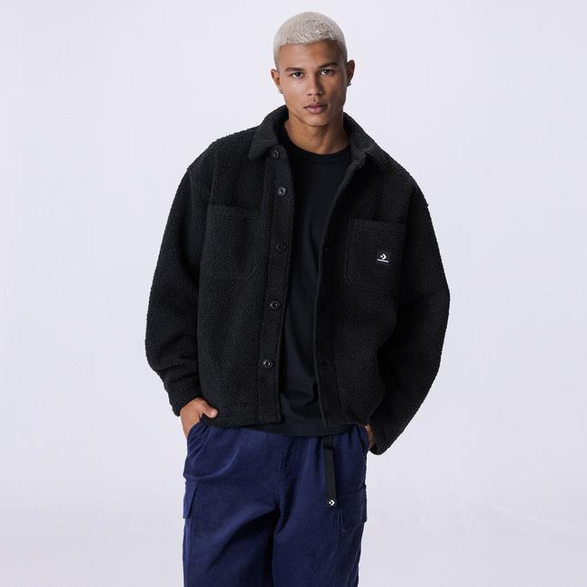  Converse Sherpa Seasonal Erkek Siyah Ceket
