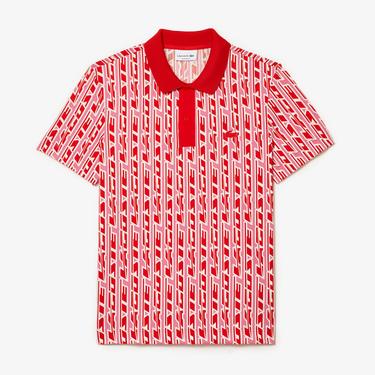  Active Erkek Regular Fit Baskılı Kırmızı Polo