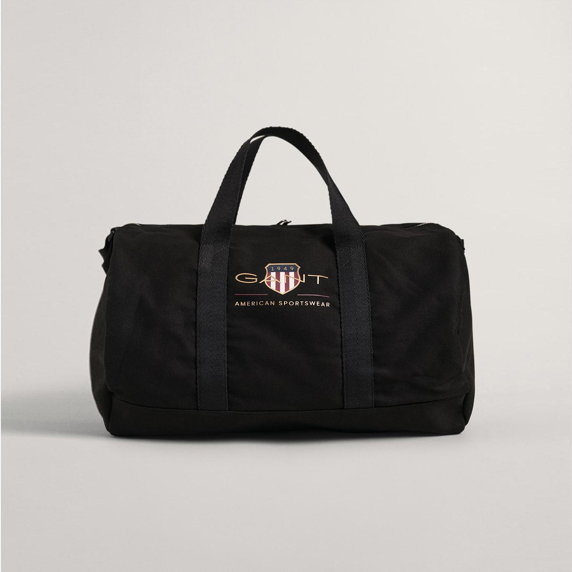 GANT Unisex Siyah Logolu Çanta