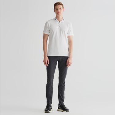  GANT Erkek Beyaz Regular Fit Yarım Fermuarlı Polo