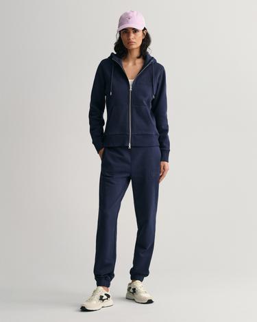  GANT Kadın Lacivert Regular Fit Logolu Eşofman Altı