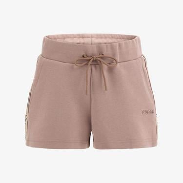  Guess Britney Aktif Loose Fit Kadın Kahverengi Şort