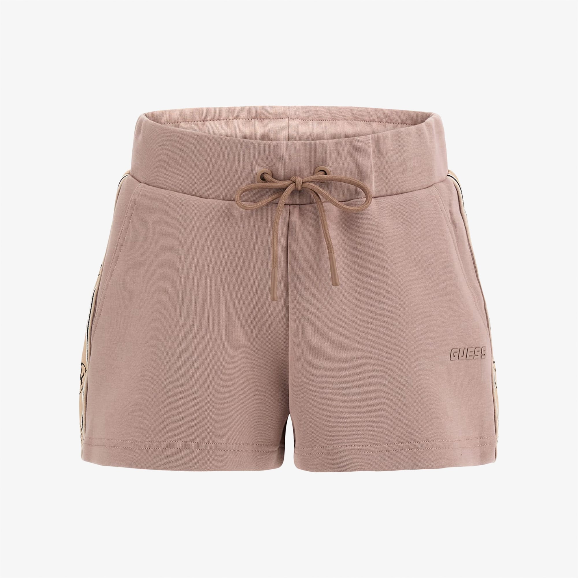  Guess Britney Aktif Loose Fit Kadın Kahverengi Şort