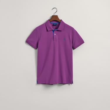  GANT Erkek Mor Slim Fit Polo