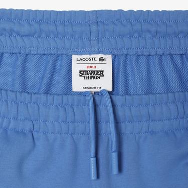  Netflix Kadın Straight Fit Baskılı Mavi Eşofman Altı