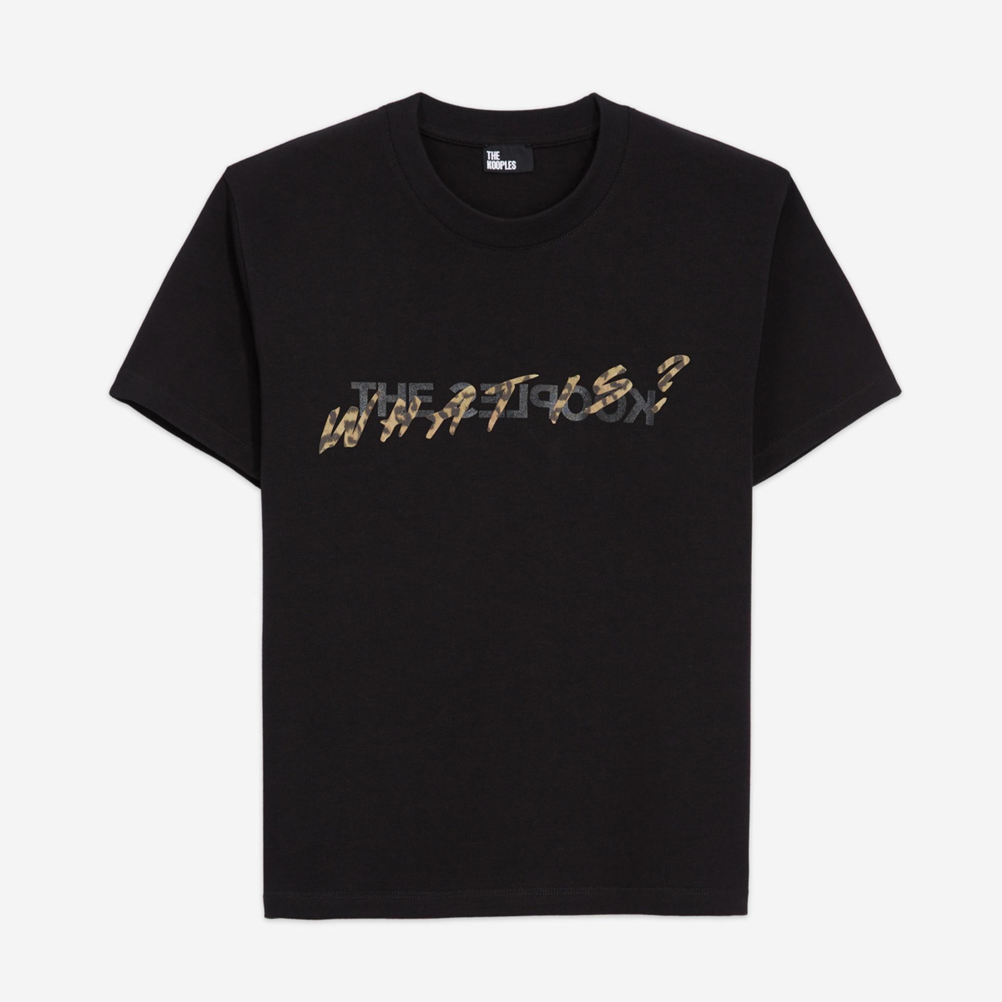 The Kooples What Is Kadın Siyah T-Shirt