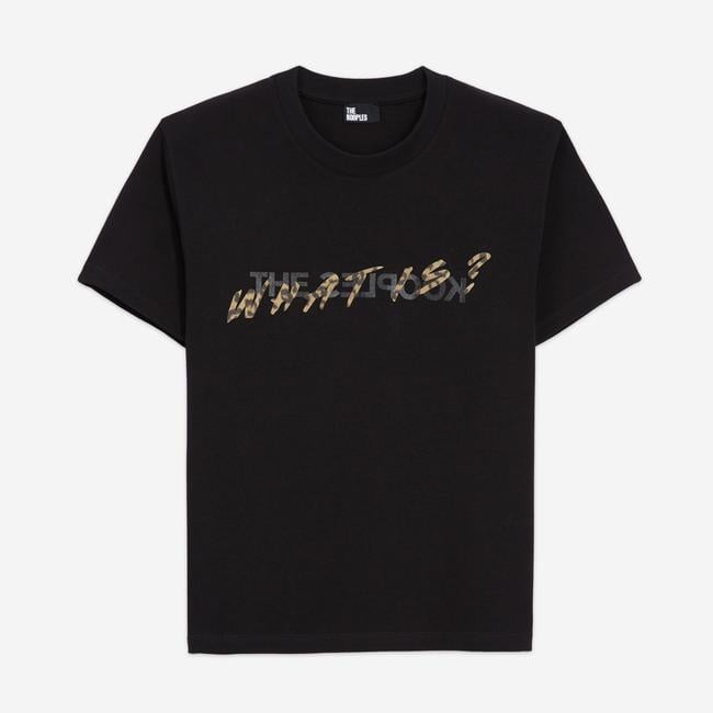  The Kooples What Is Kadın Siyah T-Shirt