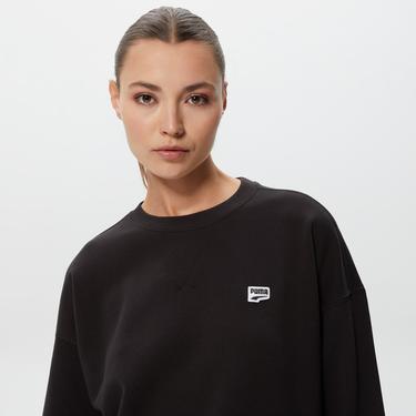  Puma Downtown Kadın Siyah Sweatshirt