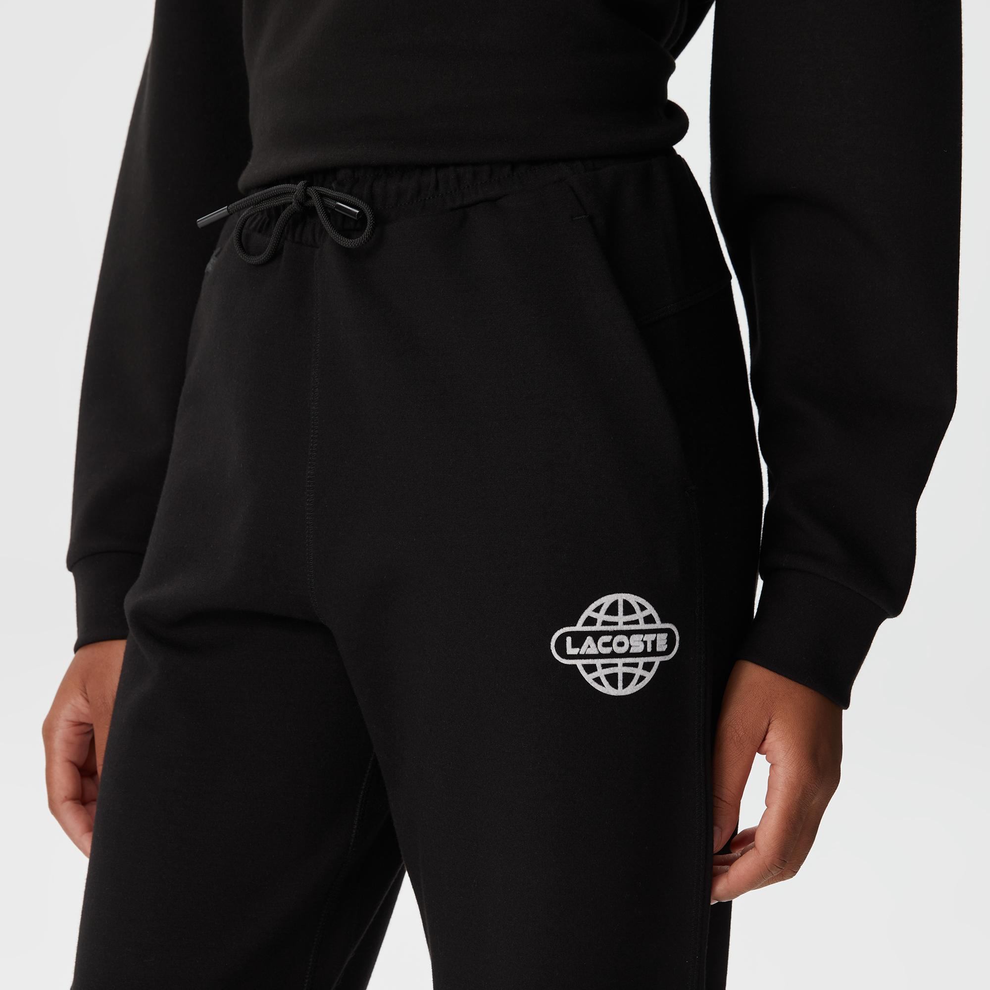 Kadın İspanyol Paça Siyah Eşofman Altı