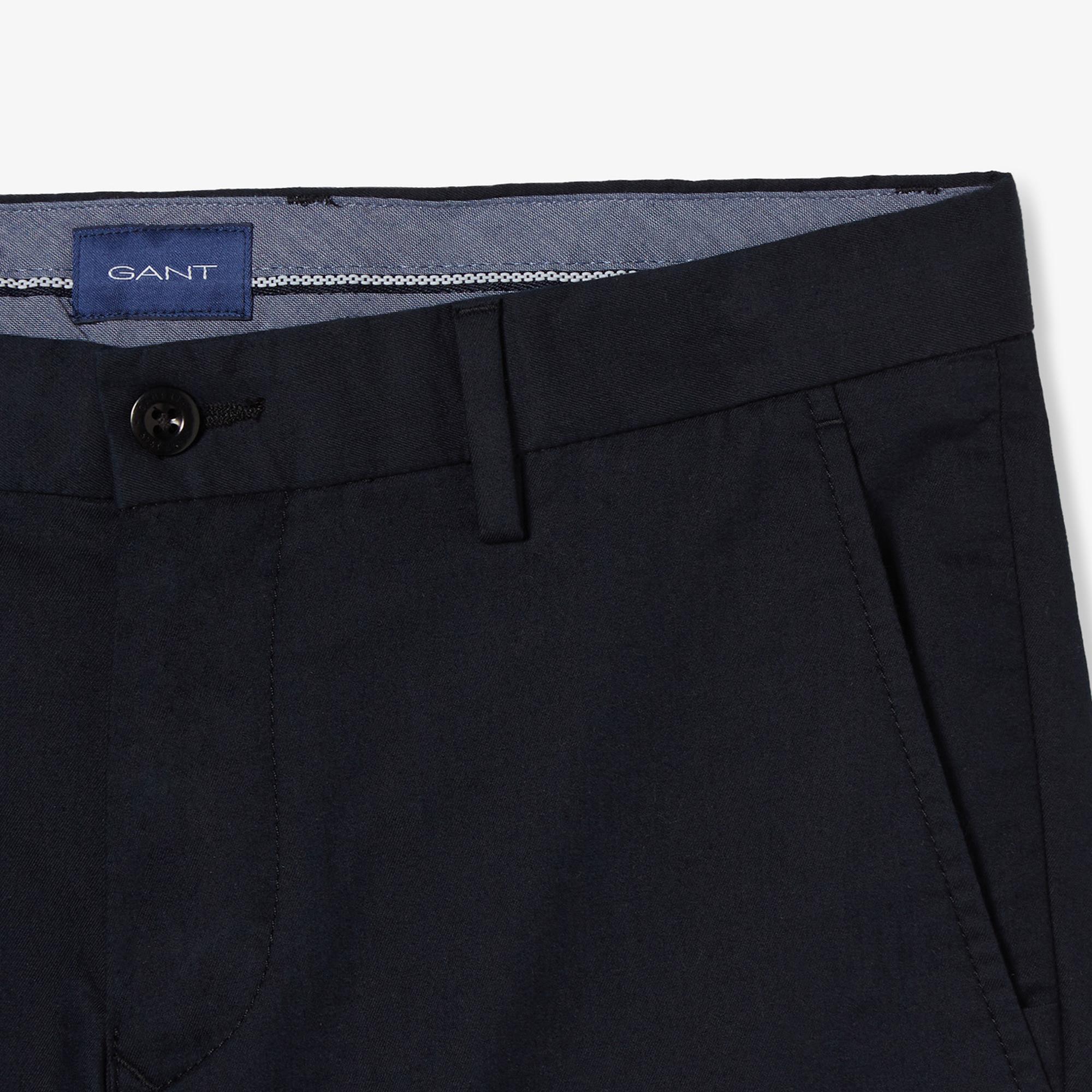 GANT Erkek Siyah Slim Fit Şort