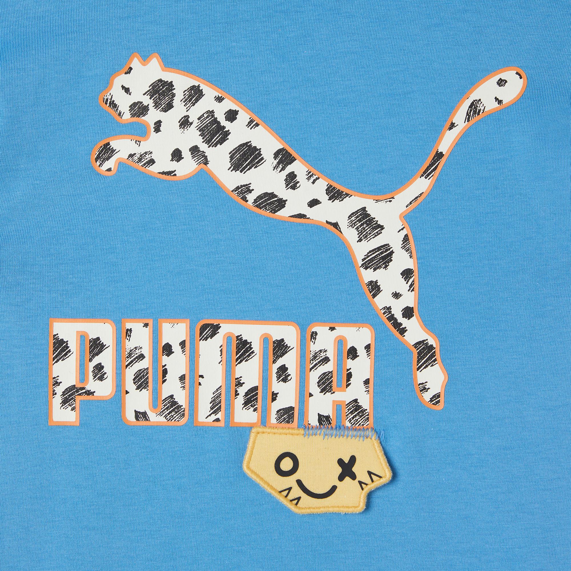 Puma Classics Çocuk Mavi T-Shirt