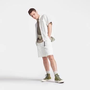  Converse Basic Woven Sleeve Beyaz Gömlek