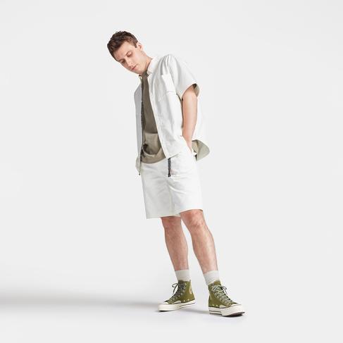  Converse Basic Woven Sleeve Beyaz Gömlek