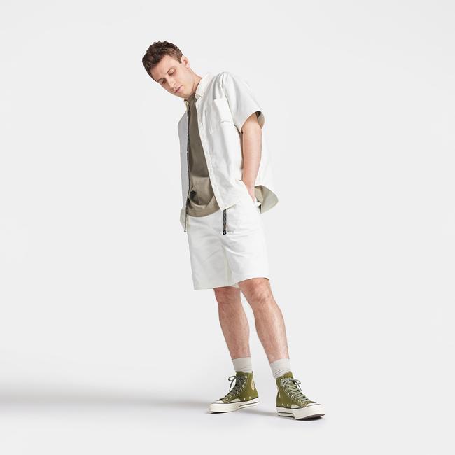  Converse Basic Woven Sleeve Beyaz Gömlek