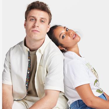  Converse Basic Woven Sleeve Beyaz Gömlek