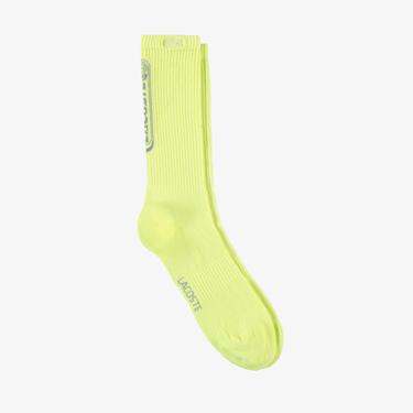  Erkek Baskılı Sarı Çorap