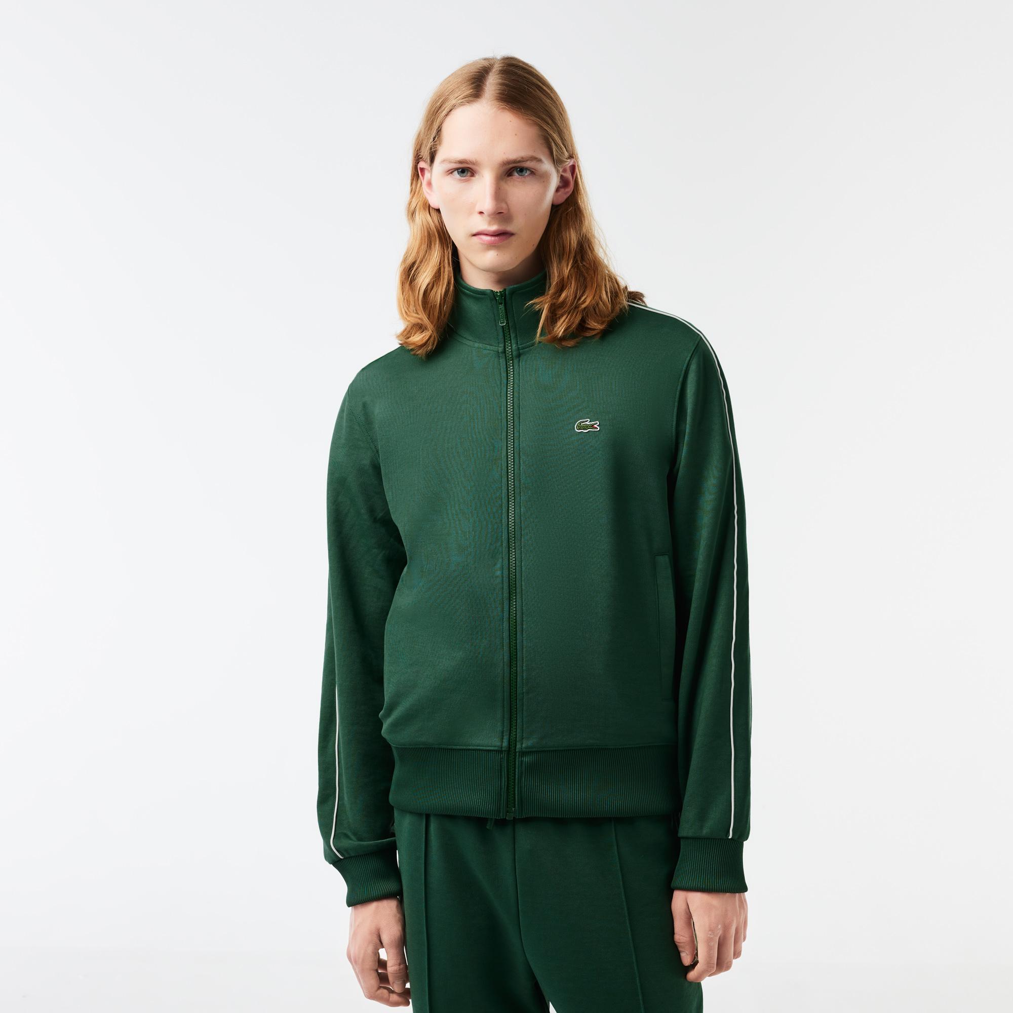 Lacoste Regular Fit Fermuarlı Erkek Yeşil Sweatshirt