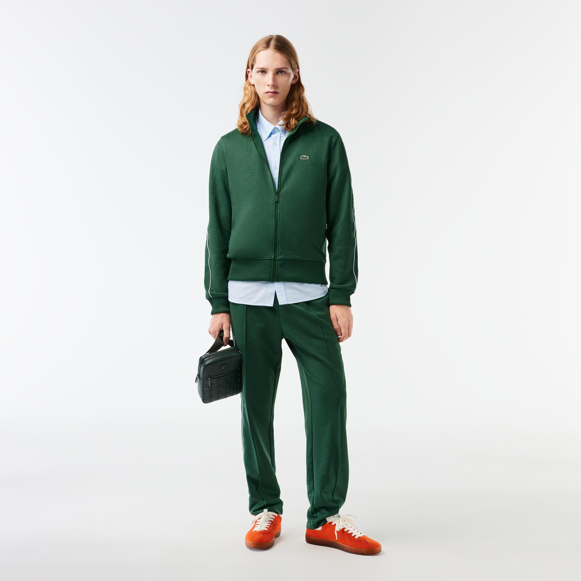 Lacoste Regular Fit Fermuarlı Erkek Yeşil Sweatshirt