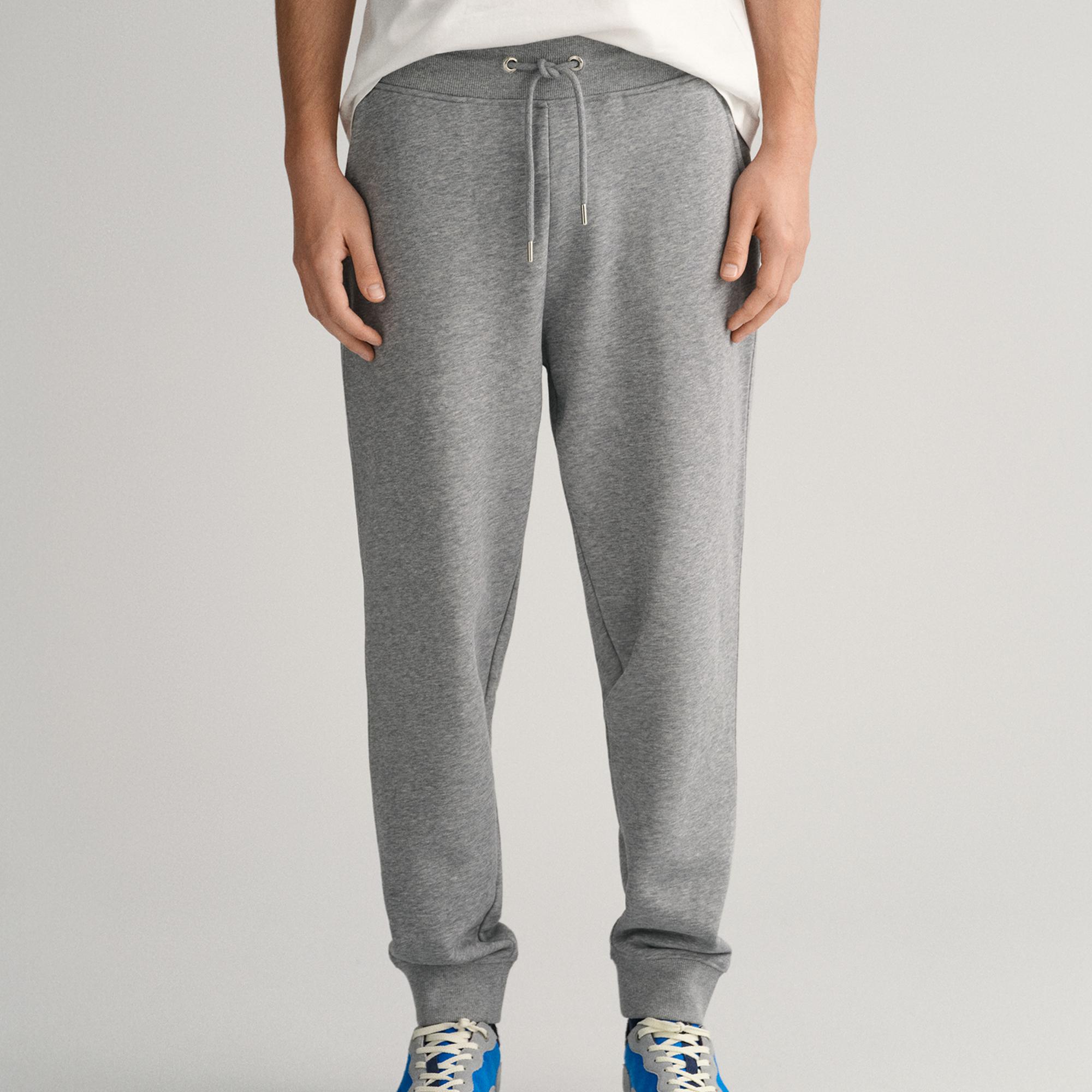 GANT Erkek Gri Regular Fit Eşofman Altı