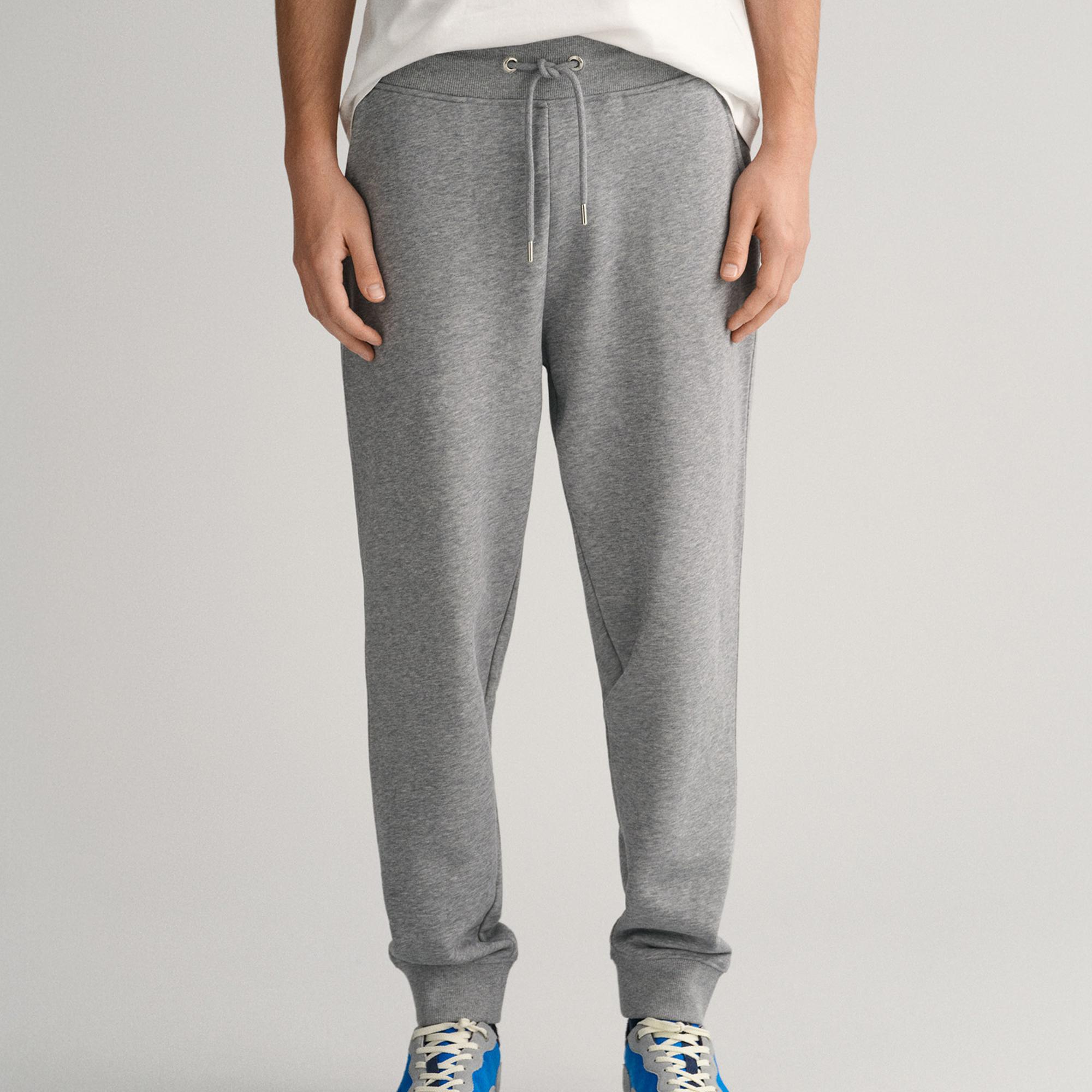 GANT Erkek Gri Regular Fit Eşofman Altı