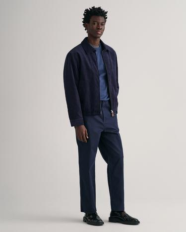  GANT Erkek Lacivert Regular Fit Bisiklet Yaka Kazak