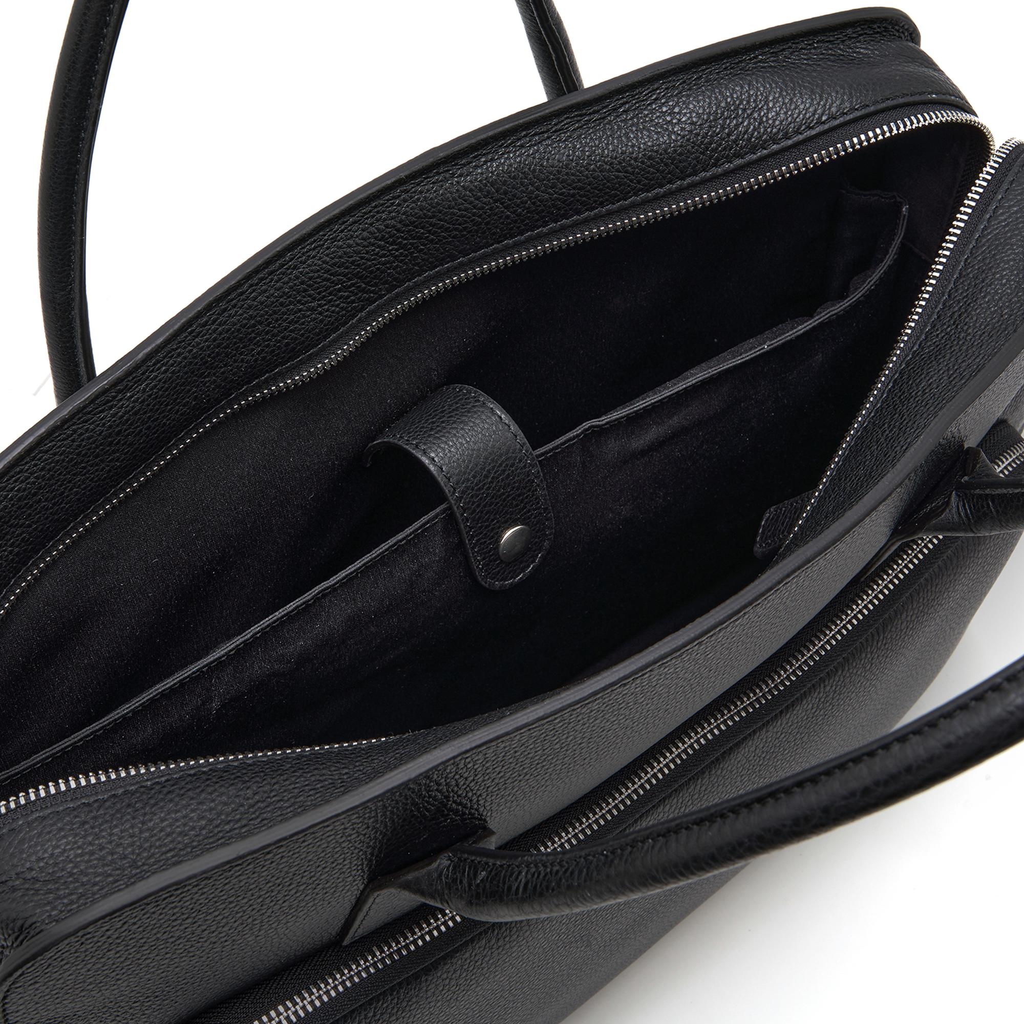 Bing Siyah Erkek Deri Evrak Çantası