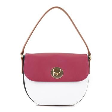  Afsooz Bordo Kadın Deri Omuz Çantası