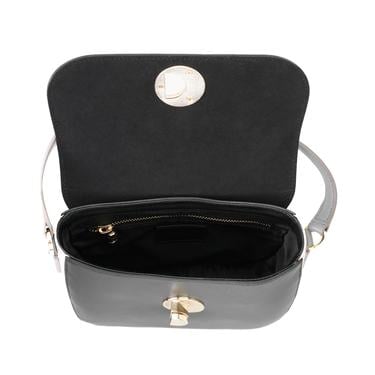  Afsooz Siyah Kadın Kroko Baskılı Deri Omuz Çantası