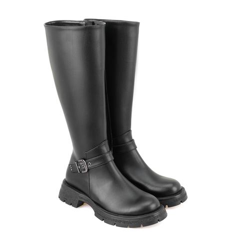  Kadın Siyah Fermuarlı Çizme