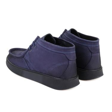  Ivory Lacivert Erkek Nubuk Deri Bot