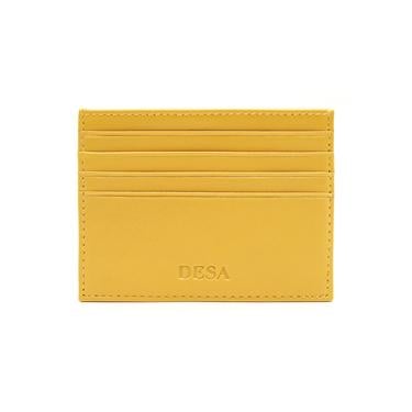  Sarı Kadın Deri Kartlık