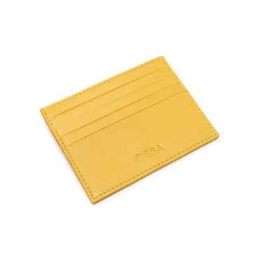  Sarı Kadın Deri Kartlık