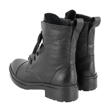 Kadın Siyah Fermuarlı Deri Bot