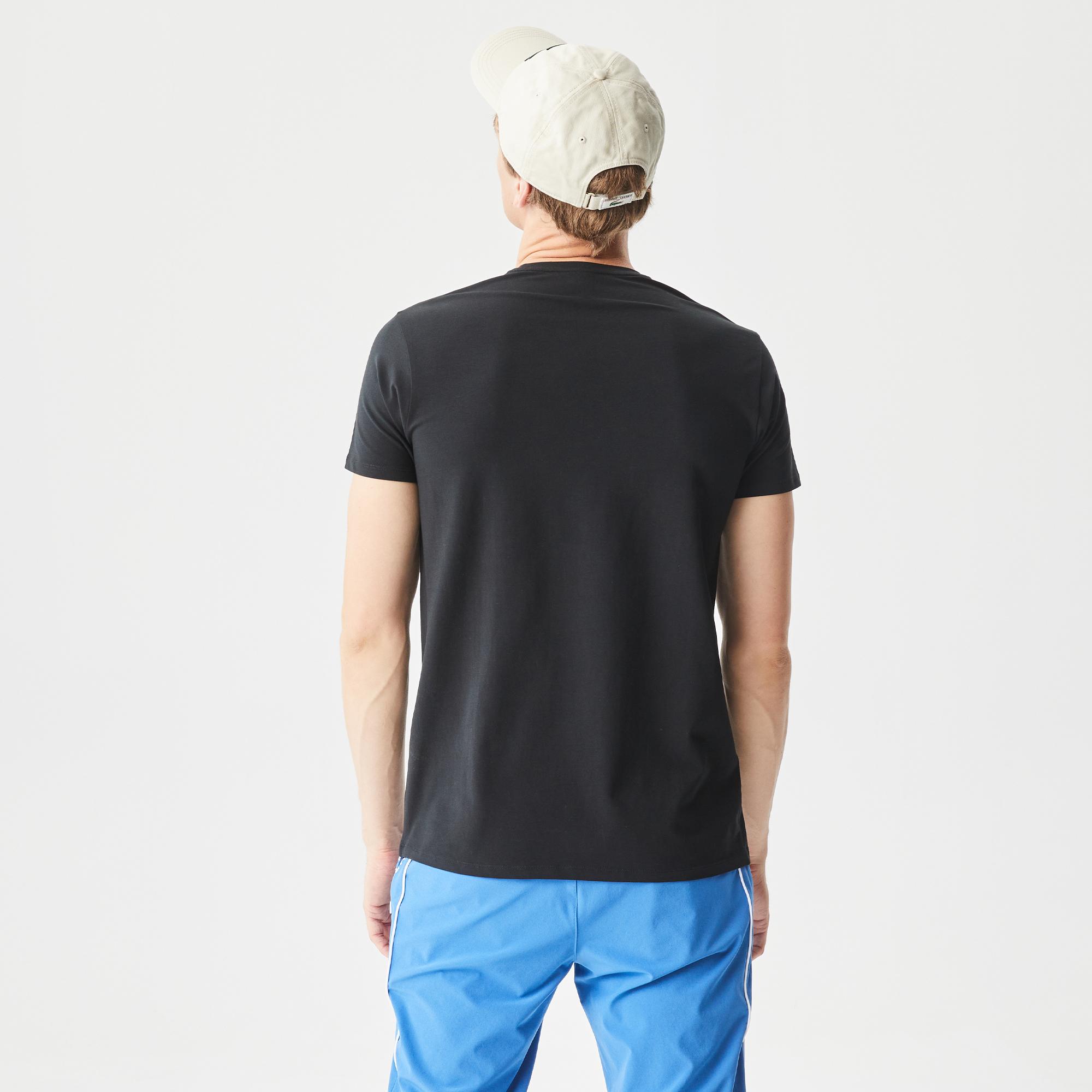 Lacoste Regular Fit Erkek Siyah T-Shirt
