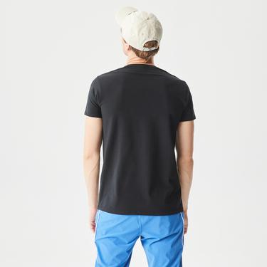  Lacoste Regular Fit Erkek Siyah T-Shirt