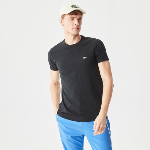  Lacoste Regular Fit Erkek Siyah T-Shirt