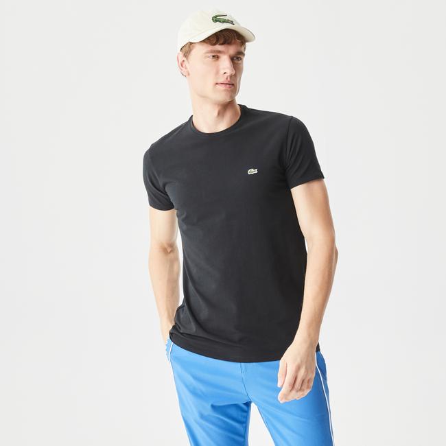  Lacoste Regular Fit Erkek Siyah T-Shirt