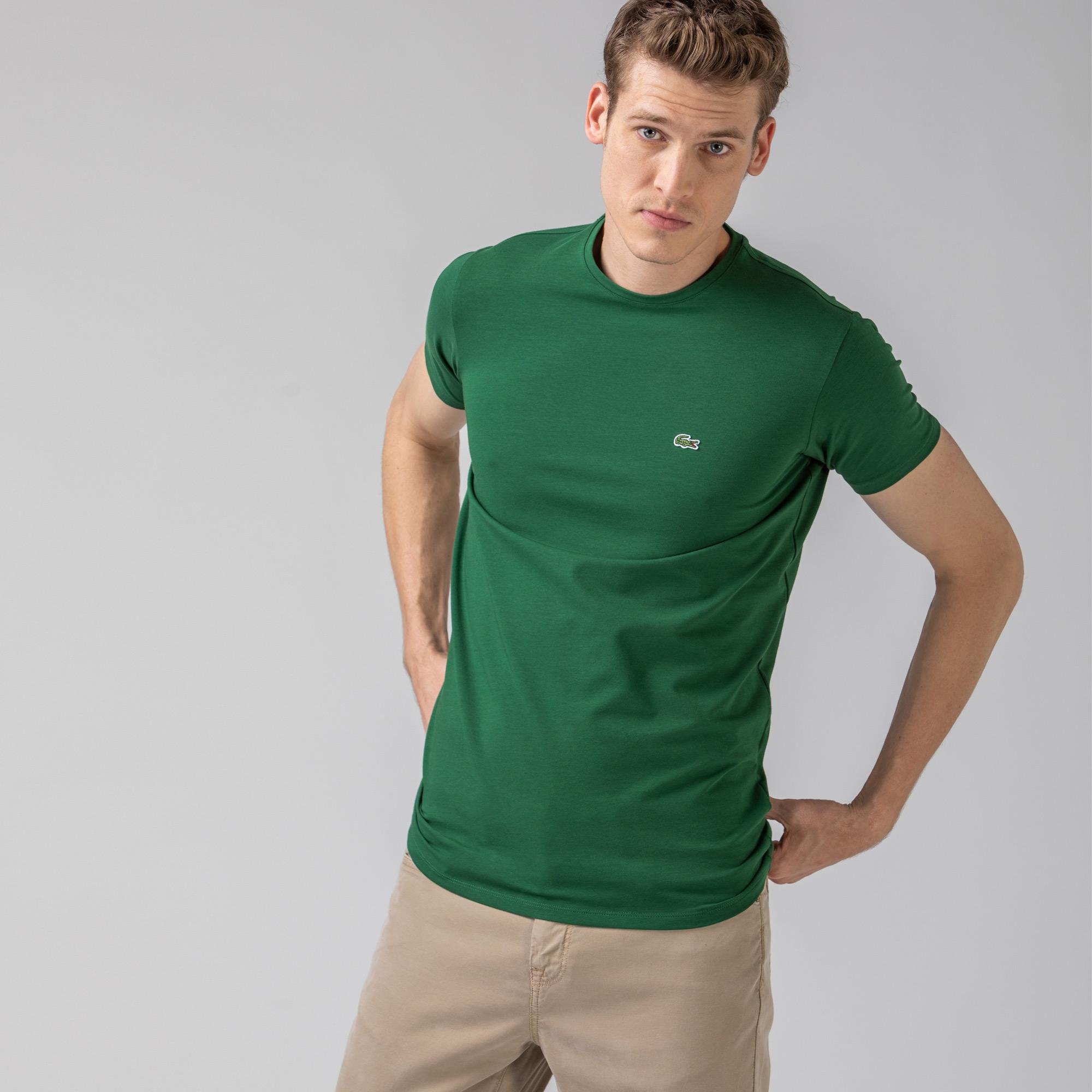 Lacoste Slim Fit Erkek Yeşil T-Shirt
