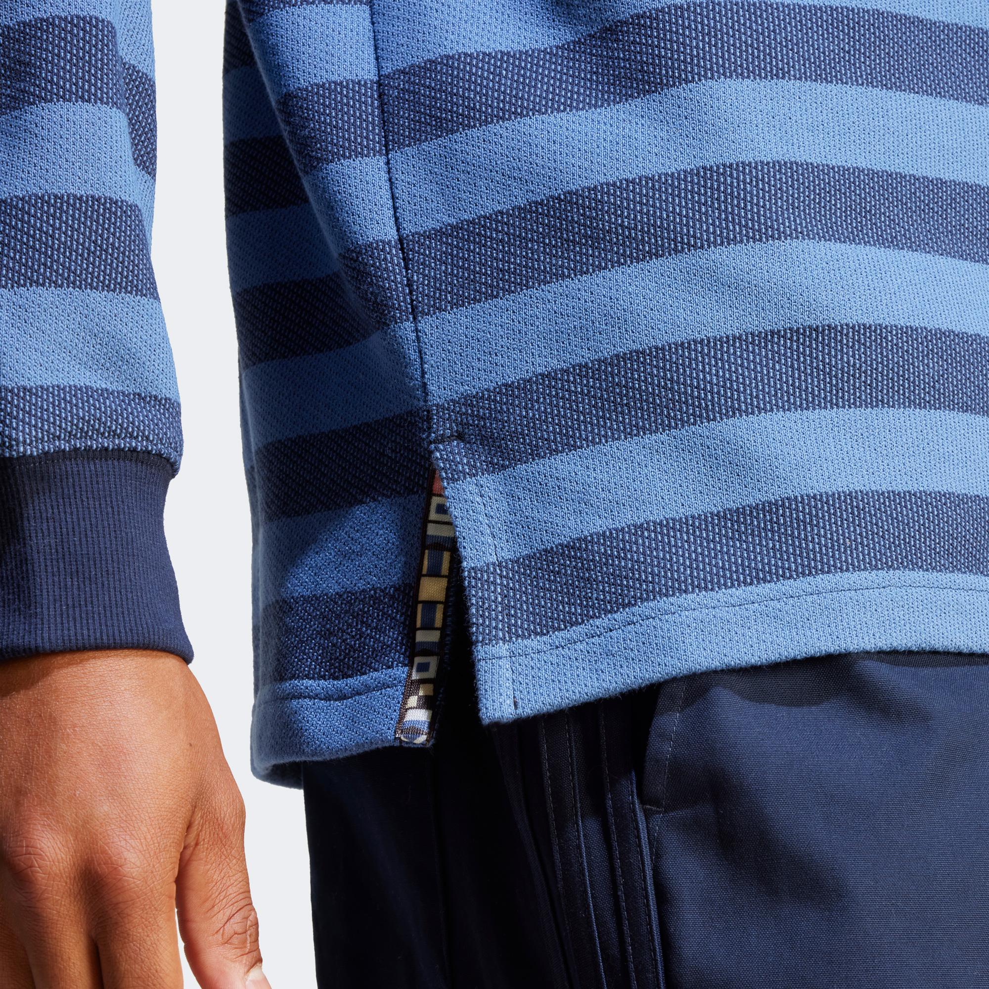 adidas Nice Knitted Erkek Mavi Sweatshirt