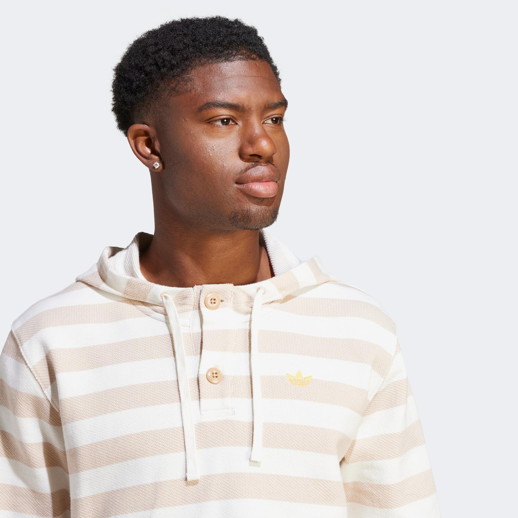 adidas Nice Knitted Erkek Beyaz Sweatshirt