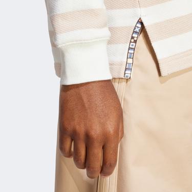  adidas Nice Knitted Erkek Beyaz Sweatshirt