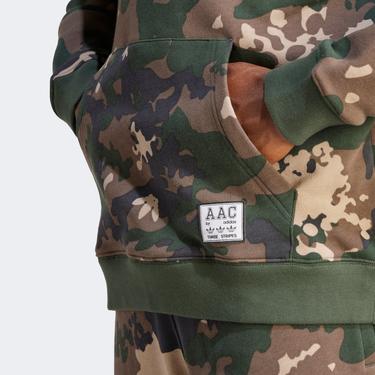  adidas ACC Camo Erkek Yeşil Hoodie